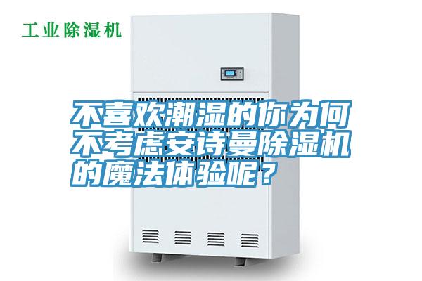 不喜歡潮濕的你為何不考慮安詩曼除濕機的魔法體驗呢?