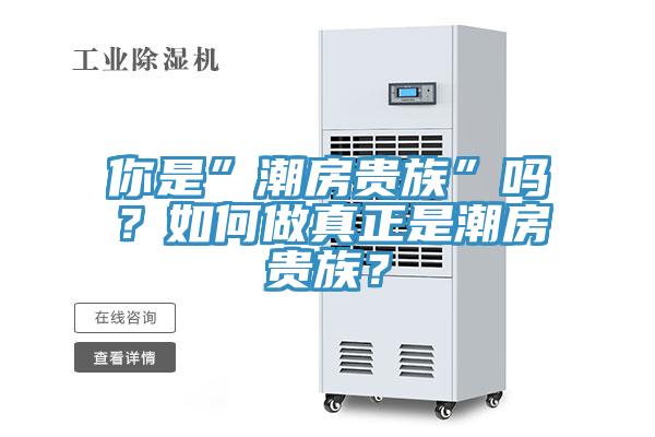 你是”潮房貴族”嗎?如何做真正是潮房貴族?