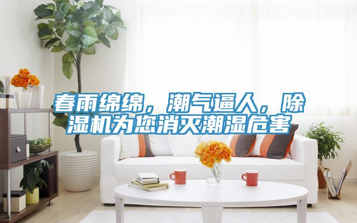 春雨綿綿,潮氣逼人,除濕機(jī)為您消滅潮濕危害