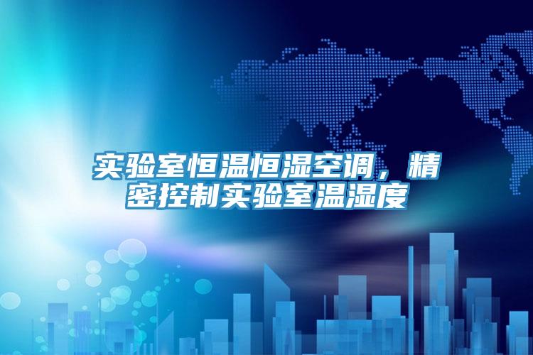 實驗室恒溫恒濕空調(diào)，精密控制實驗室溫濕度