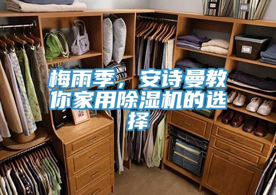 梅雨季,安詩曼教你家用除濕機的選擇
