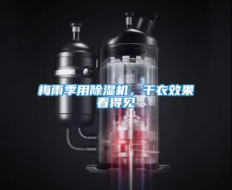 梅雨季用除濕機，干衣效果看得見