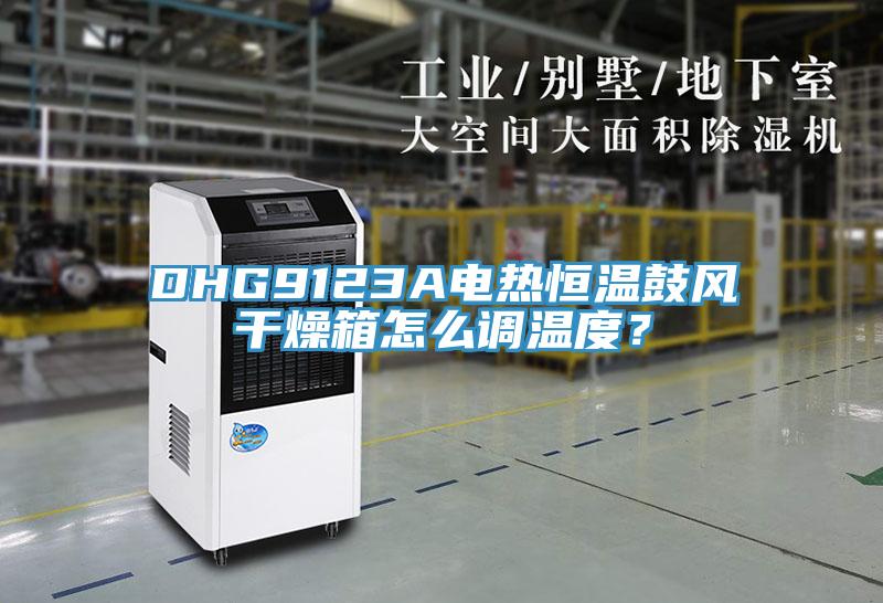 DHG9123A電熱恒溫鼓風干燥箱怎么調溫度?