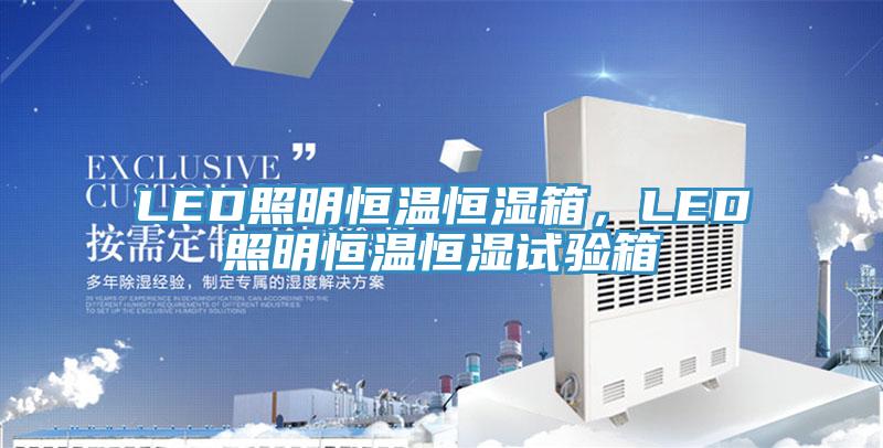 LED照明恒溫恒濕箱，LED照明恒溫恒濕試驗箱