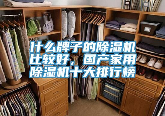 什么牌子的除濕機比較好,國產家用除濕機十大排行榜