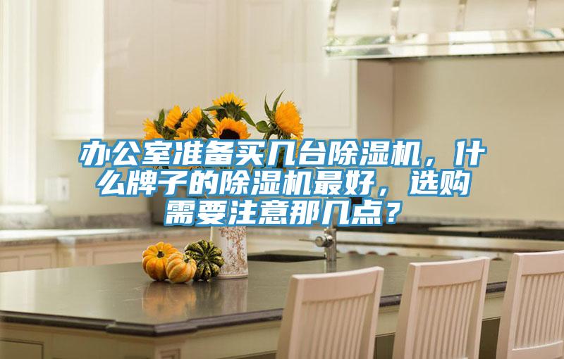 辦公室準(zhǔn)備買(mǎi)幾臺(tái)除濕機(jī)，什么牌子的除濕機(jī)最好，選購(gòu)需要注意那幾點(diǎn)？
