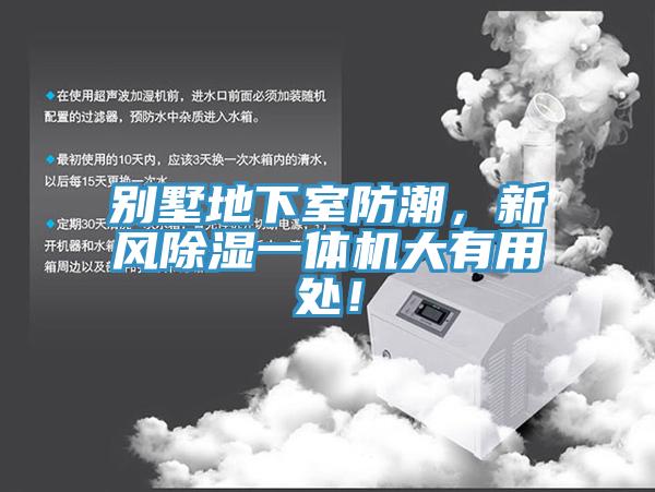 別墅地下室防潮，新風除濕一體機大有用處！