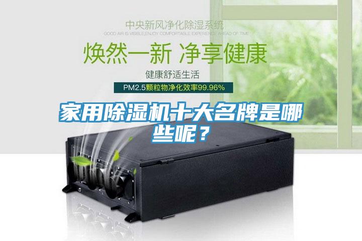 家用除濕機十大名牌是哪些呢？