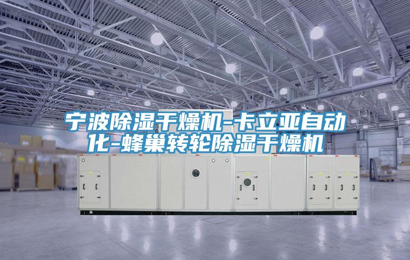 寧波除濕干燥機(jī)-卡立亞自動化-蜂巢轉(zhuǎn)輪除濕干燥機(jī)