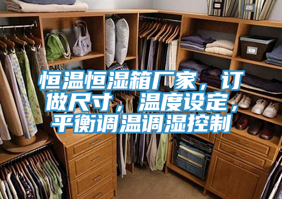 恒溫恒濕箱廠家,訂做尺寸,溫度設定,平衡調溫調濕控制