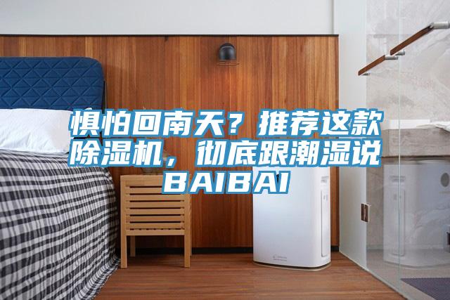 懼怕回南天？推薦這款除濕機，徹底跟潮濕說BAIBAI