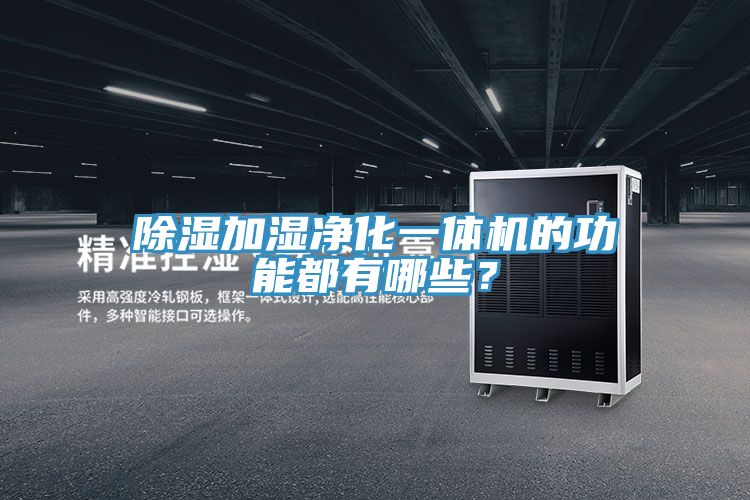 除濕加濕凈化一體機(jī)的功能都有哪些?