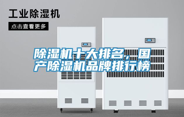 除濕機十大排名,國產除濕機品牌排行榜
