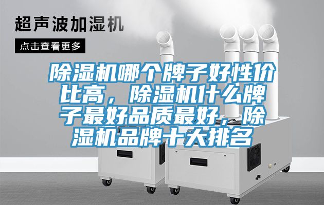 除濕機哪個牌子好性價比高,除濕機什么牌子最好品質最好,除濕機品牌十大排名